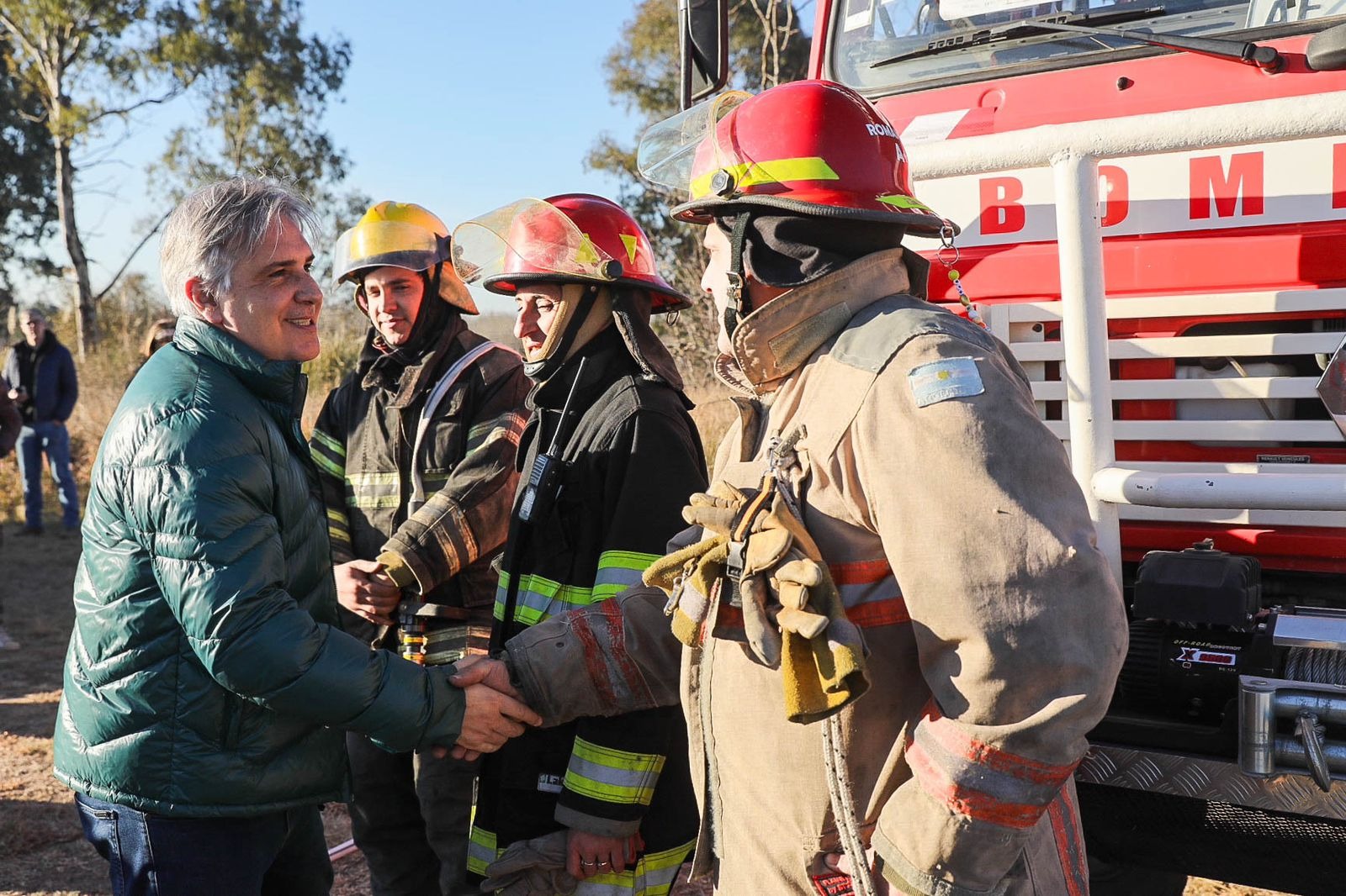 Cerro Champaquí: Llaryora sobrevoló el área afectada por el fuego