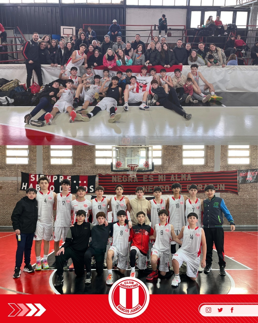 El Rojo U15 de Argentino arrasó en la Copa Santa Fe y va por el Final Four