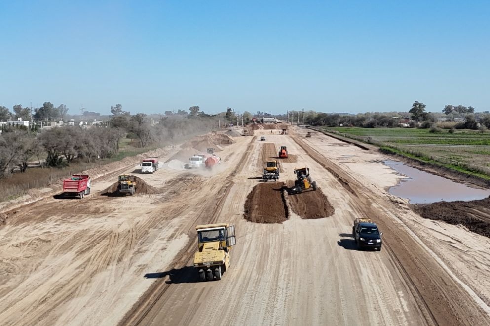 Circunvalación de Villa María–Villa Nueva: la obra ya alcanza el 85% de avance