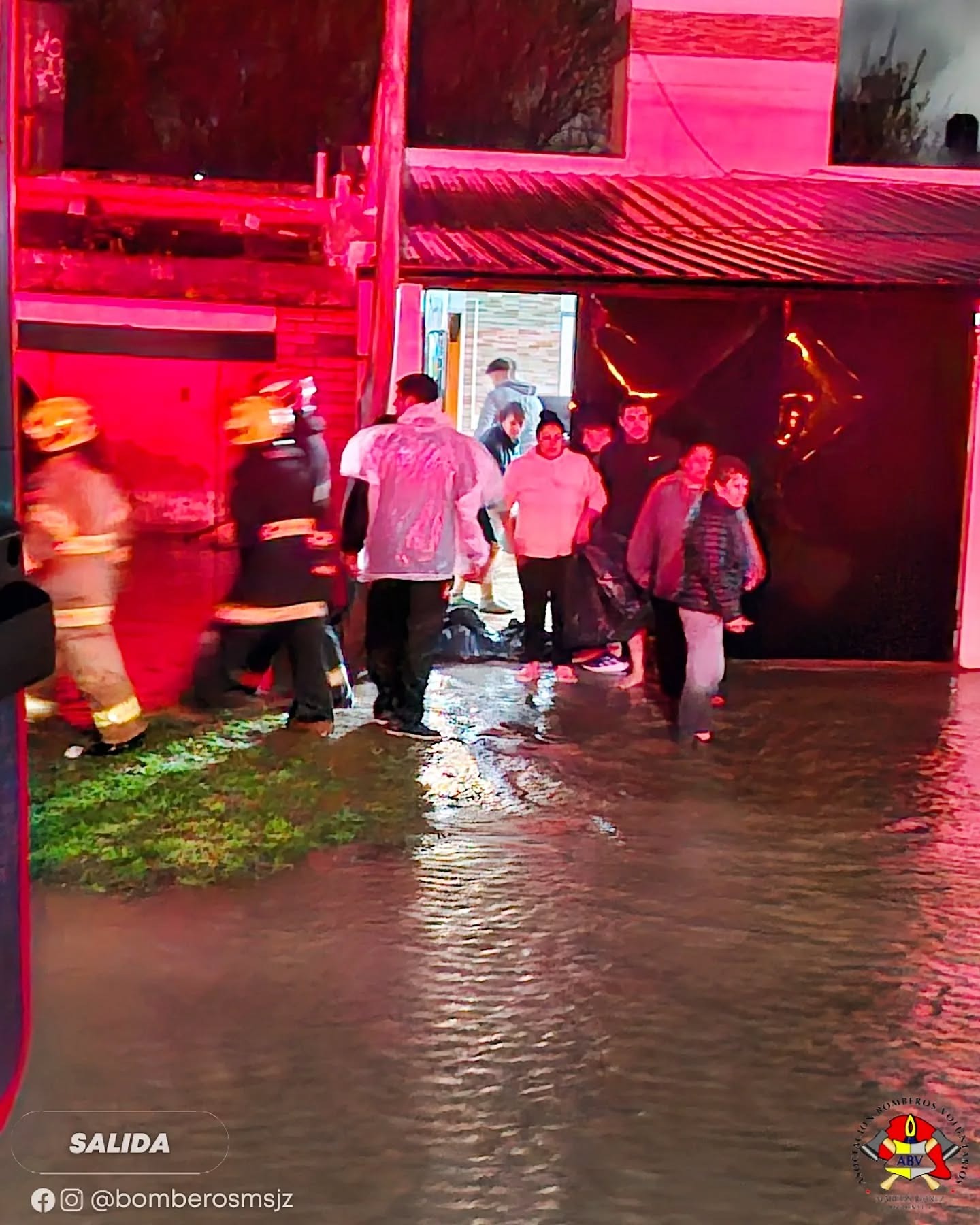 Marcos Juárez: fuerte temporal dejó 17 evacuados y continúa el operativo municipal