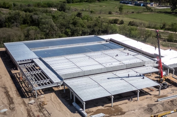 El nuevo Hospital de Bell Ville presenta un 32% de avance