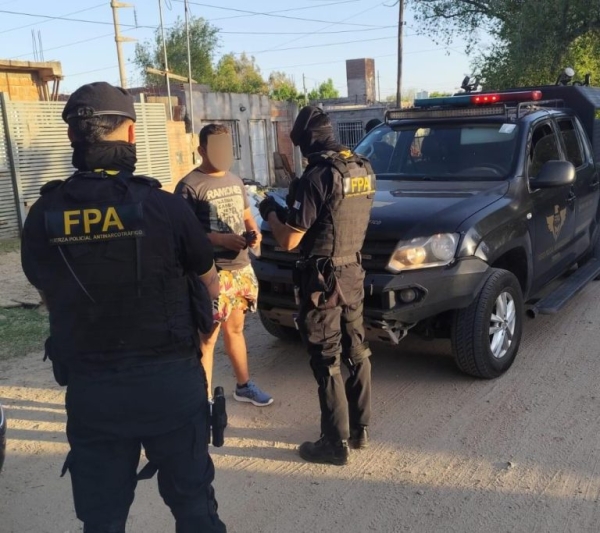 FPA secuestró estupefacientes en barrio Villa Argentina de Marcos Juárez
