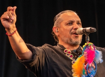 “Feliz de ser parte del cumpleaños de Marcos Juárez: las fiestas son para alegrar los corazones” dijo el Indio Lucio Rojas