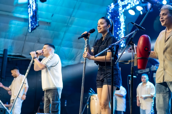 Euge Quevedo y La Banda de Carlitos cerraron la primera noche de la Fiesta Provincial del Corazón Productivo en La Cantera
