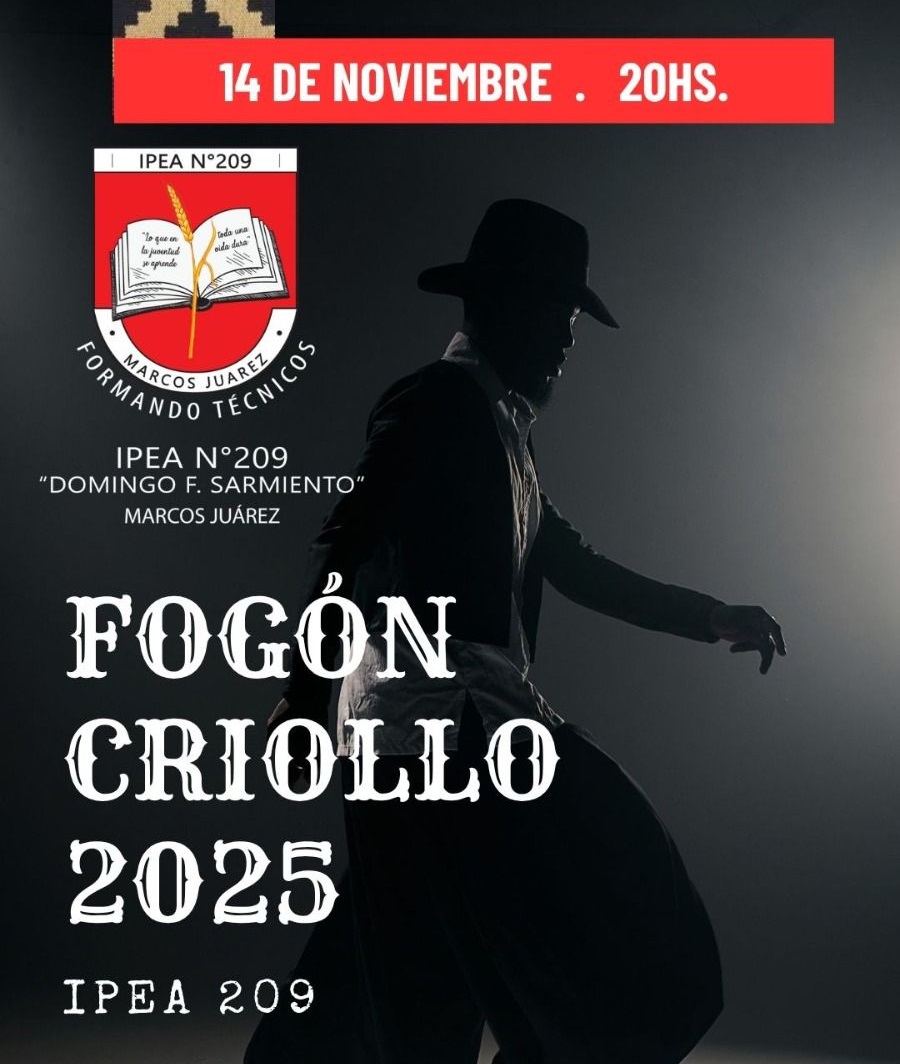 El Fogón Criollo vuelve a encenderse en la edición 34 el viernes 14 de noviembre en el IPEA 209