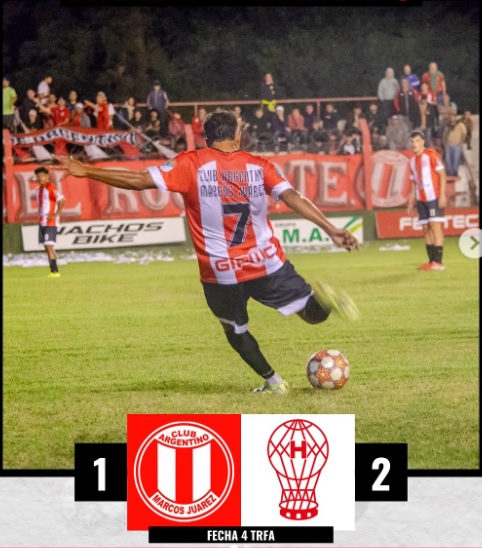 Argentino de Marcos Juárez cayó ante Huracán de Laboulaye y perdió el liderazgo en la zona