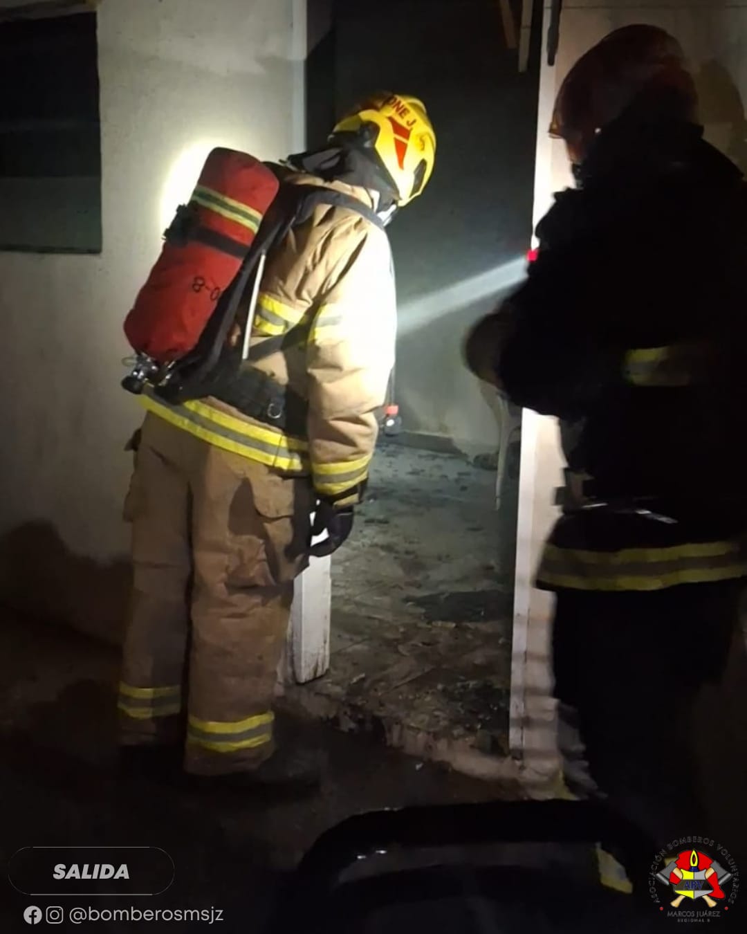 Incendio en vivienda de calle Mansilla: rápida respuesta y control de la situación
