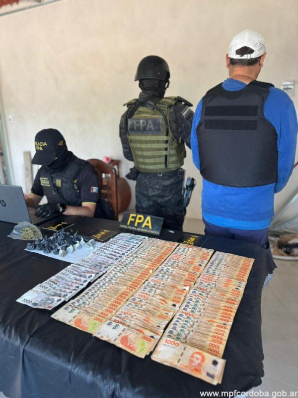 Desarticulan organización narco familiar en Leones: utilizaban geriátrico para guardar drogas