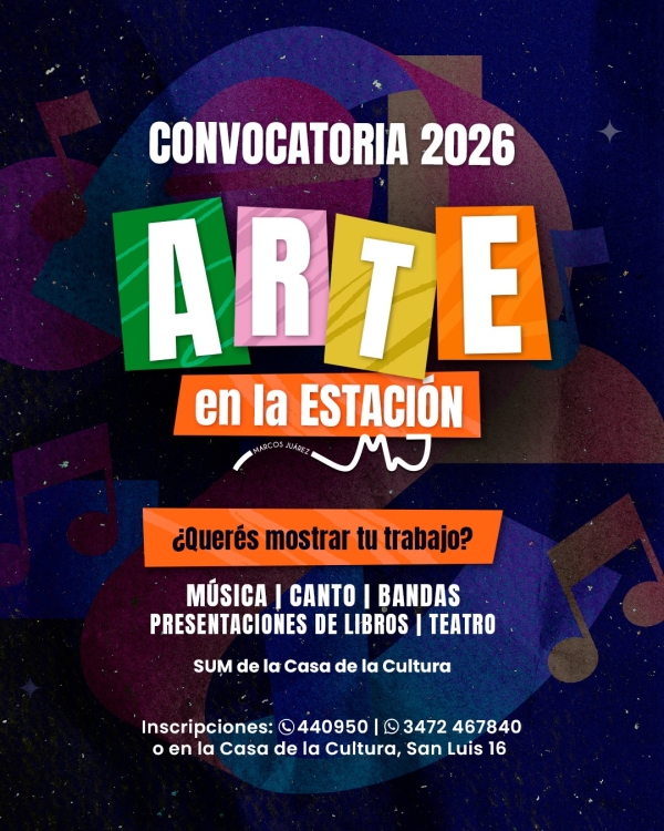 Arte en la estación: Convocatoria abierta para artistas locales