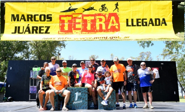 Daniela Guardia y Matías Pastura brillaron en el Tetratlón