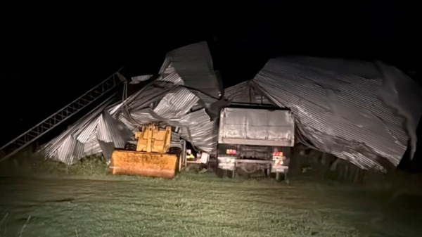 Tormenta: el viento provocó destrozos en Moldes y Corral de Bustos
