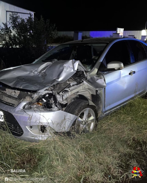 Grave accidente vehicular en Ruta 9 tras colisión con ganado suelto