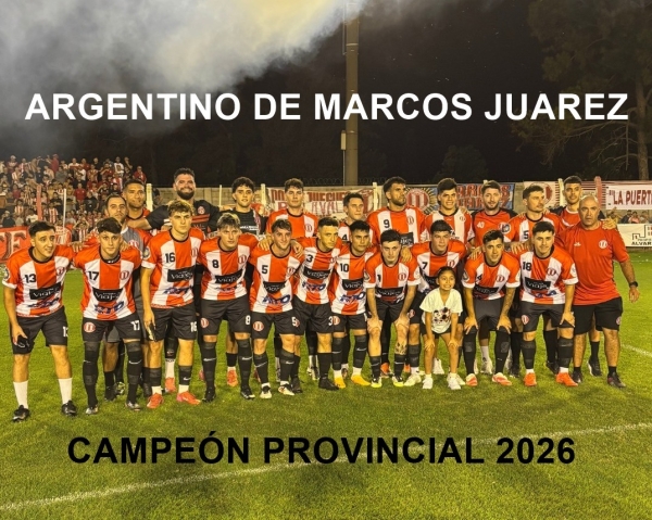 Argentino se consagra campeón provincial por primera vez en Córdoba