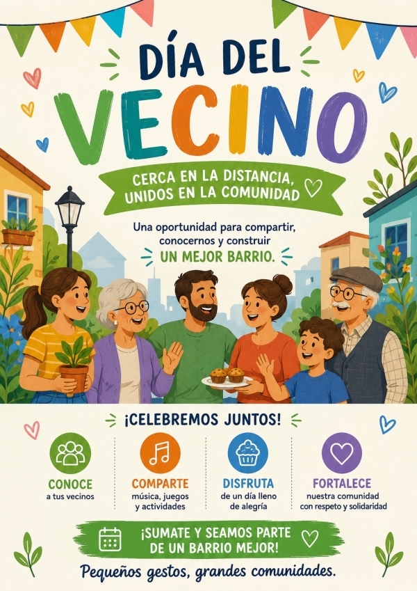 Dia del vecino: una oportunidad para volver a mirarnos