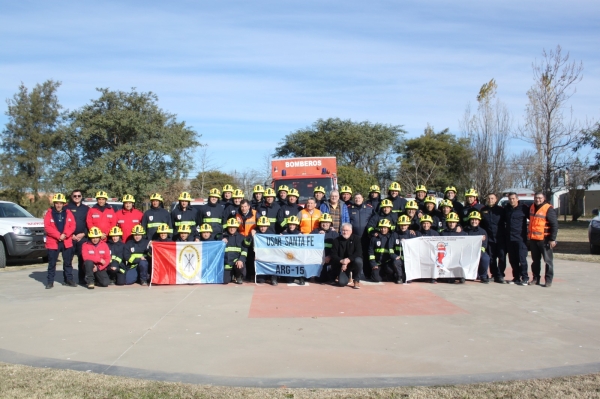La brigada USAR ARG-15 de Santa Fe ya está en Venezuela para asistir a las víctimas del terremoto