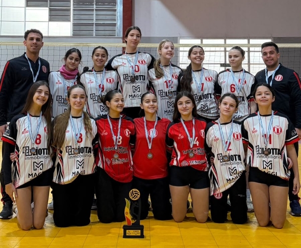 Histórico: Argentino logró el tercer puesto provincial y clasificó a la Copa Argentina de Vóley Sub 14