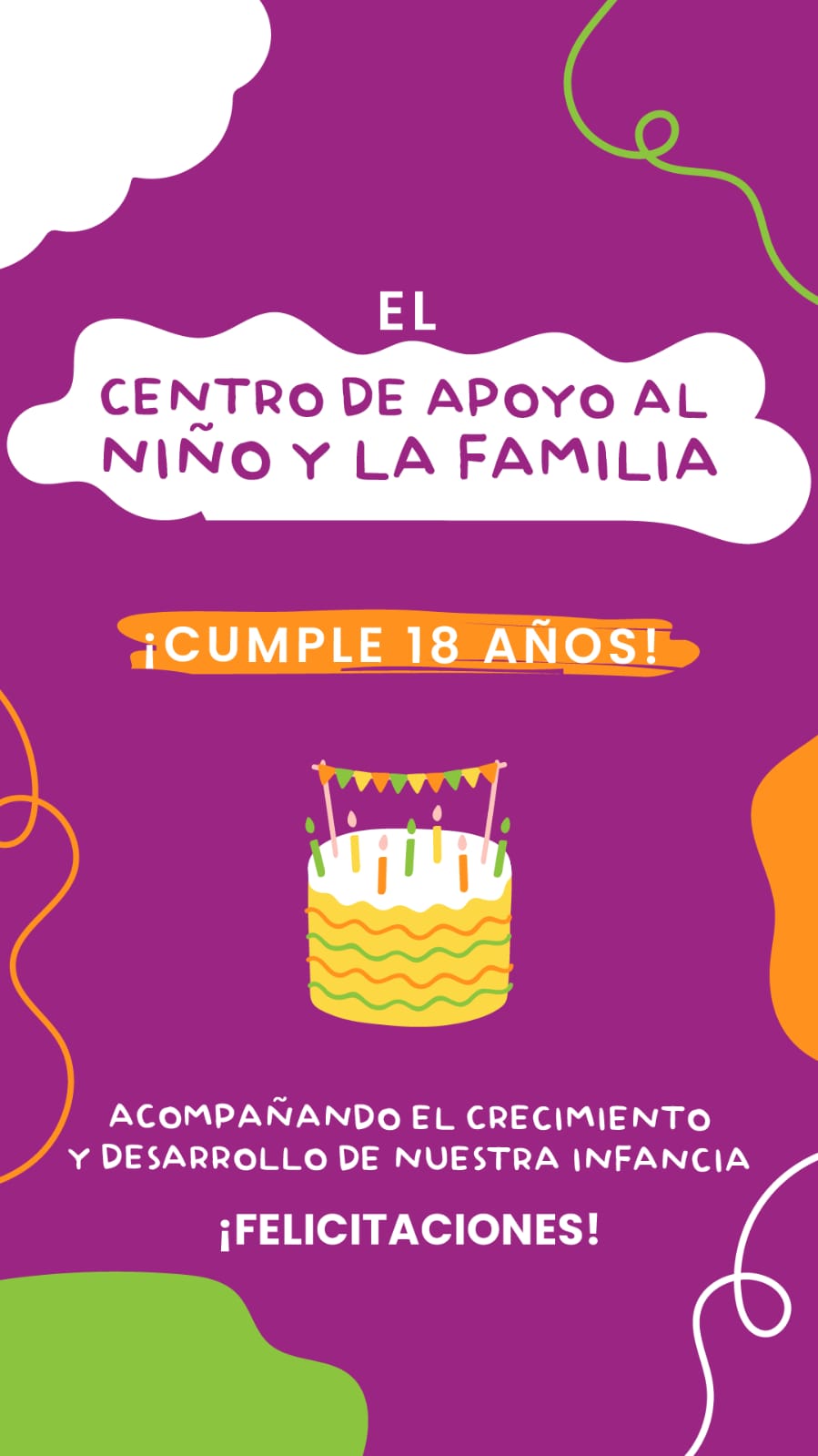 El Centro de Apoyo al Niño y la Familia celebra 18 años de compromiso con la infancia en Marcos Juárez