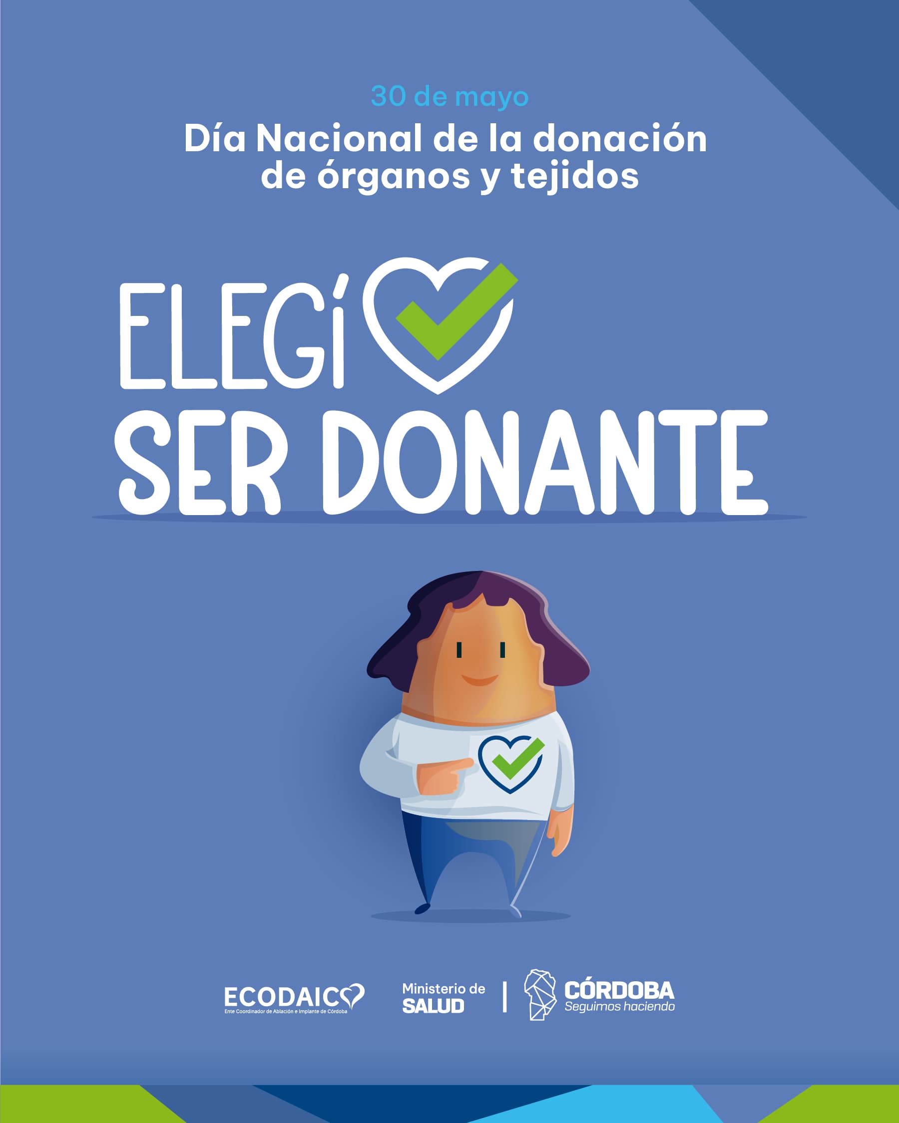 Córdoba: más de 1.100 personas esperan un trasplante en el Día Nacional de la Donación de Órganos