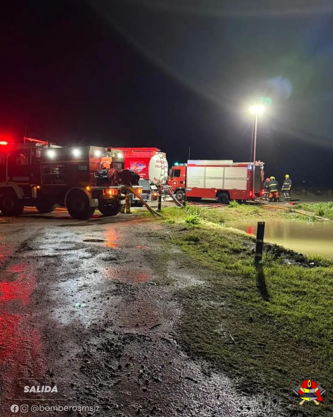 16 personas fueron evacuadas en Marcos Juárez tras la tormenta de Santa Rosa