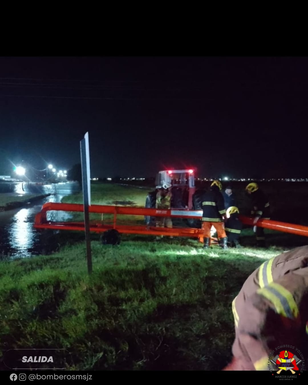 16 personas fueron evacuadas en Marcos Juárez tras la tormenta de Santa Rosa
