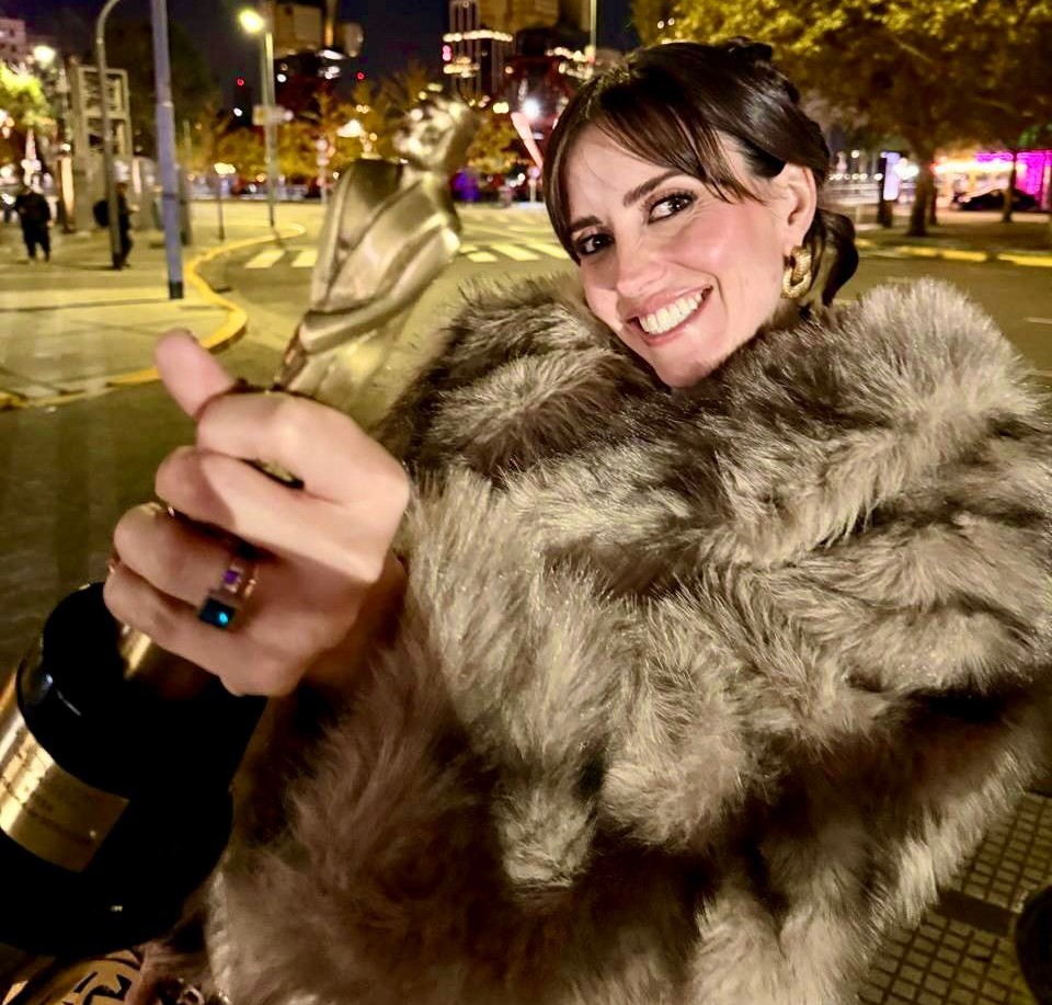 Antonella Piersanti y su primer Martín Fierro: 