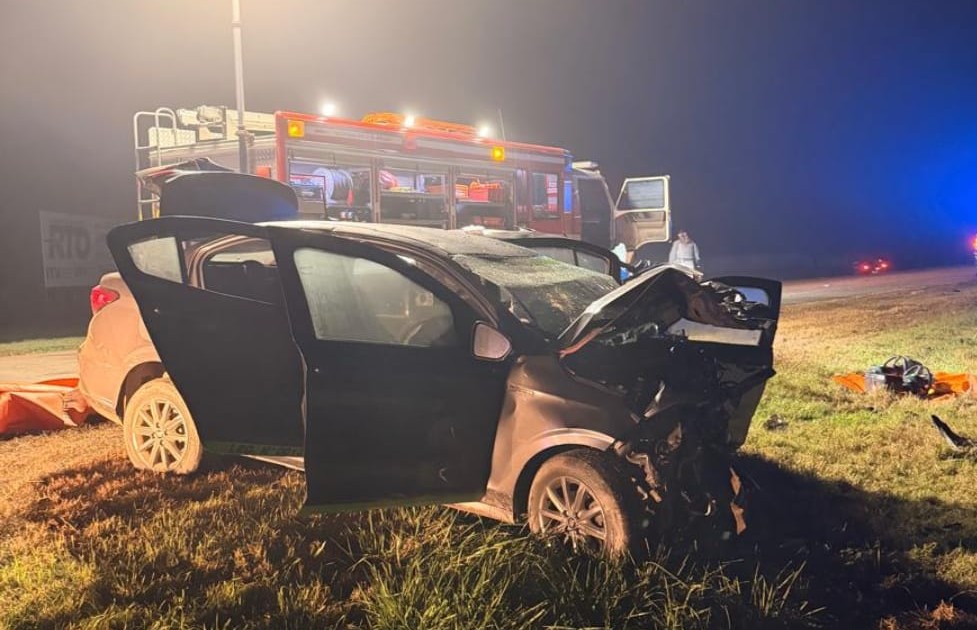 Choque múltiple sobre Ruta 9: Una víctima fatal y siete heridos, uno de ellos en estado grave