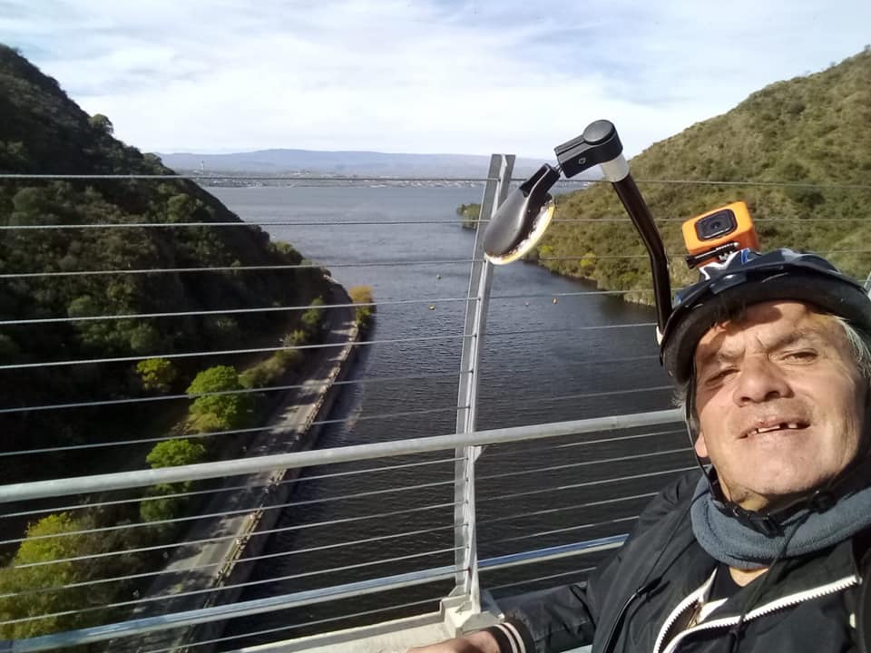 Marcosjuarense que recorrió en bicicleta  más de 1000 kilómetros hasta Icaño