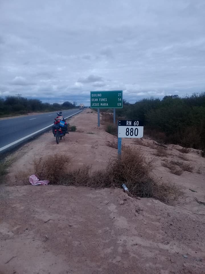 Marcosjuarense que recorrió en bicicleta  más de 1000 kilómetros hasta Icaño
