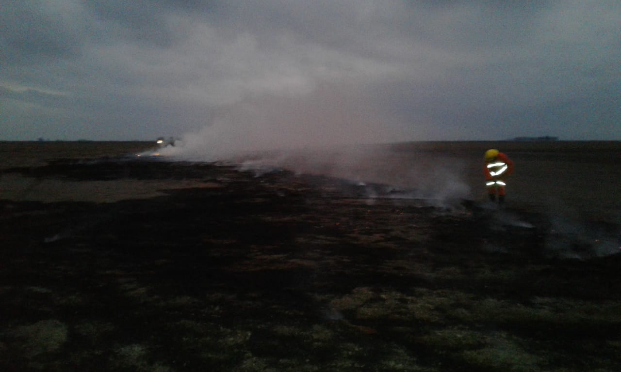 Leones: incendio rural a raíz de una quema controlada
