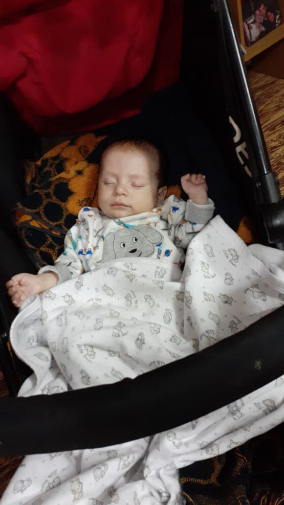 Gabriel Peralta se reencontró con su familia luego de casi un mes