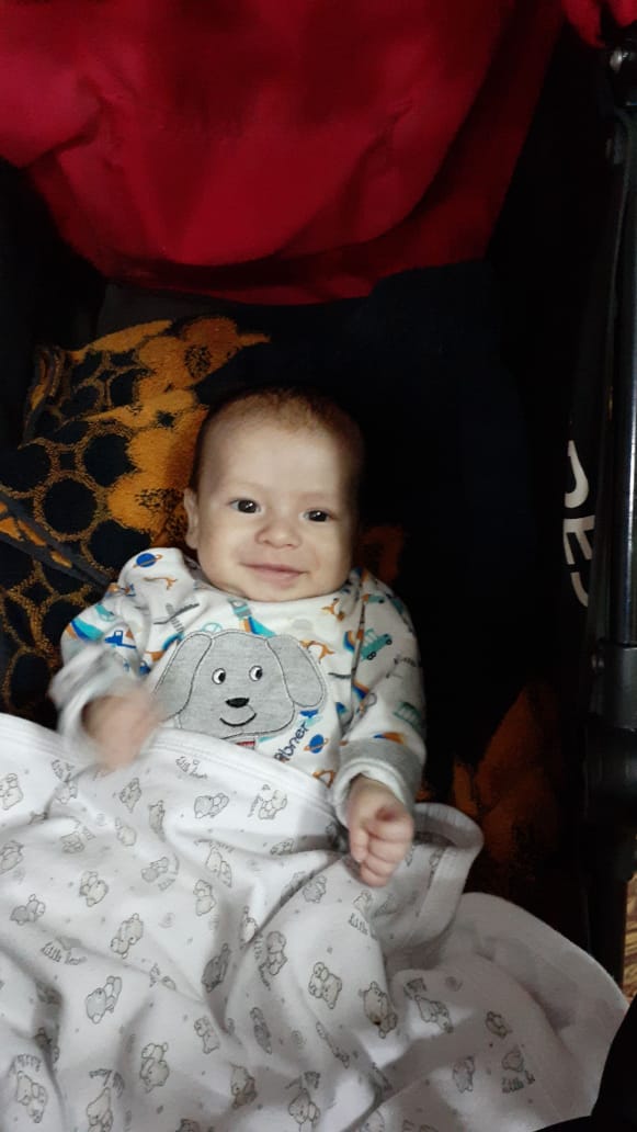 Gabriel Peralta se reencontró con su familia luego de casi un mes