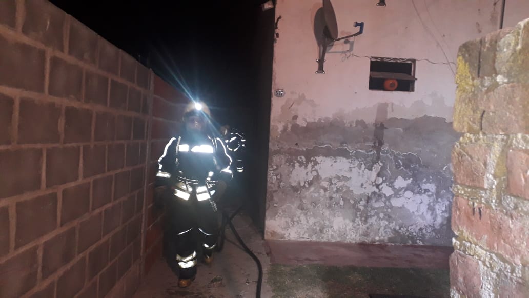 Un hombre fue trasladado al hospital con quemaduras en sus manos de primer grado