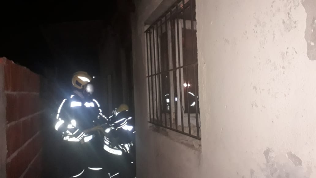 Un hombre fue trasladado al hospital con quemaduras en sus manos de primer grado