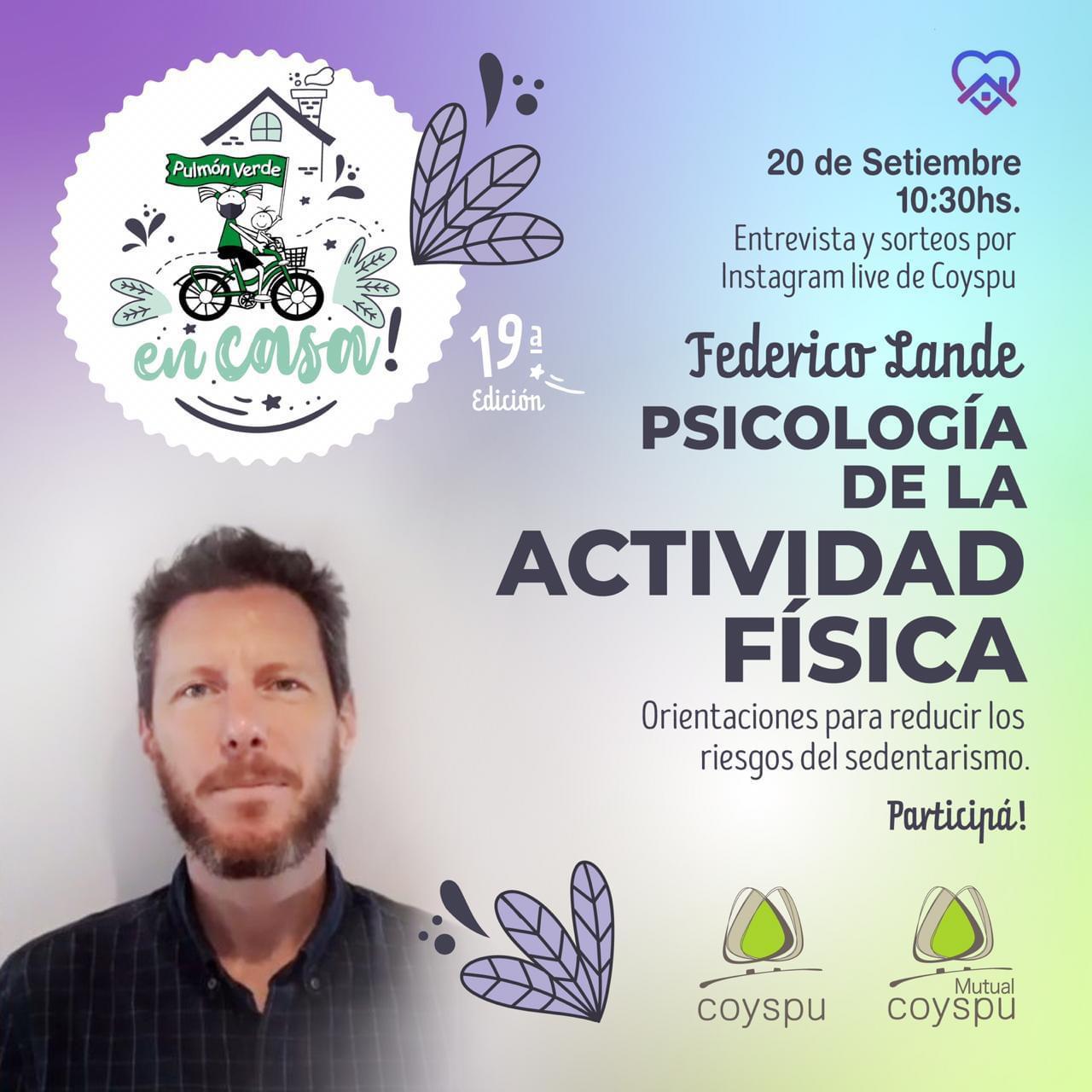 19º edición de Pulmón Verde será virtual el domingo 20
