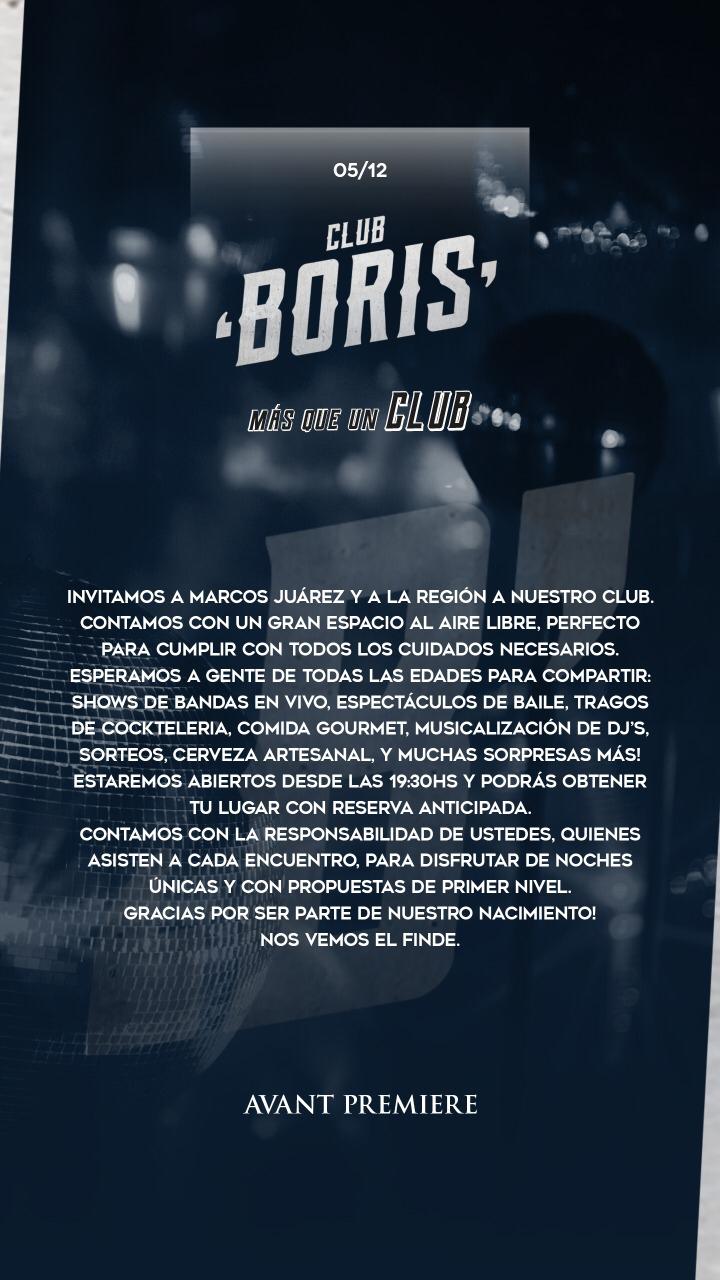 Hoy es la gran apertura del Club Boris en La Cantera

