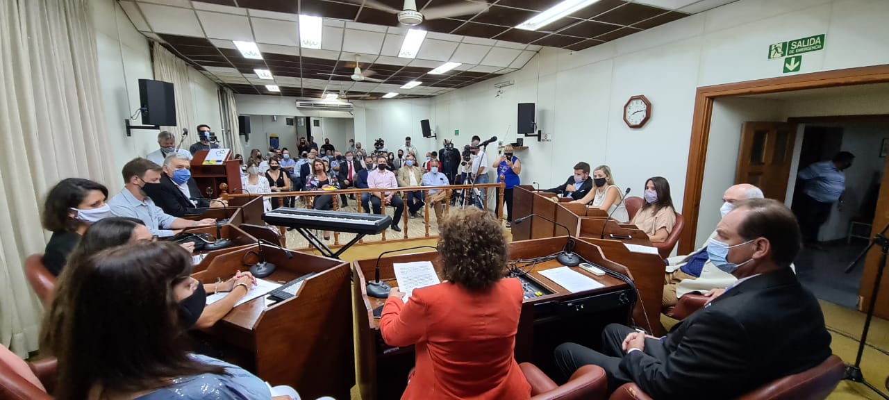 La construcción de viviendas y la obra pública, los ejes del discurso de Dellarossa en la apertura del año legislativo