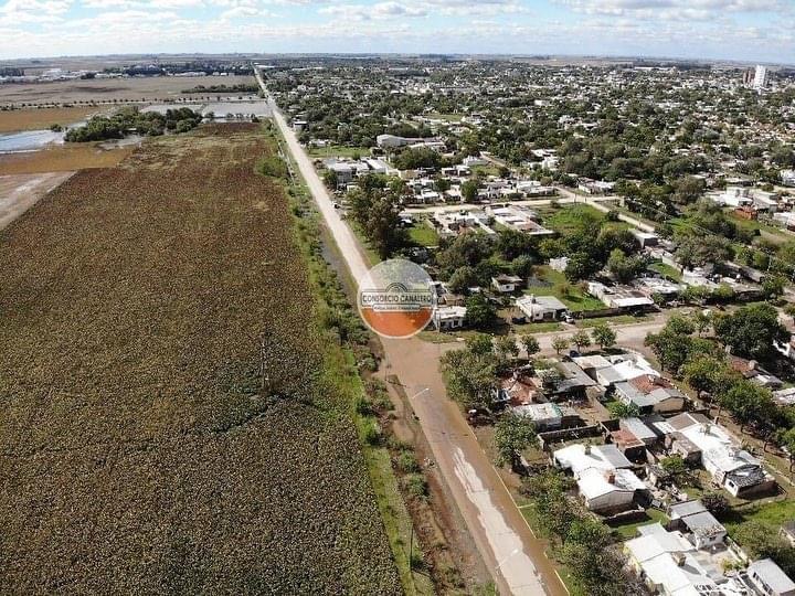 Descenso de agua gracias a las arroceras y la salida del sol en Marcos Juárez 