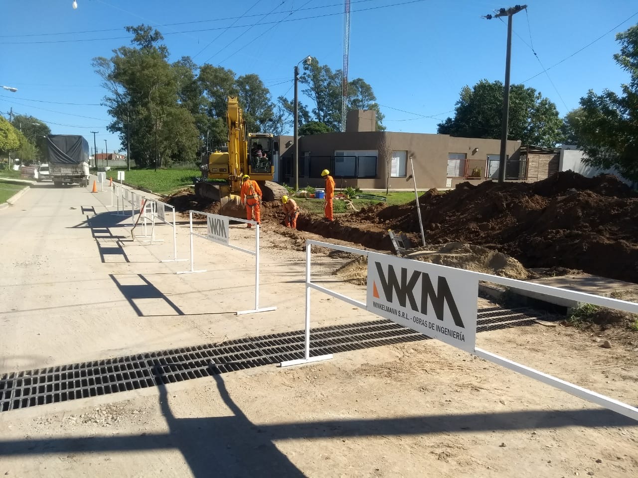 Obra de colector principal para ampliar red de cloacas en zona Norte 