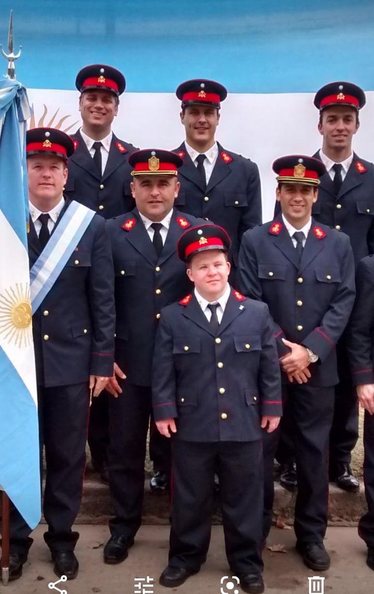 José María, el orgullo de los bomberos de Marcos Juárez