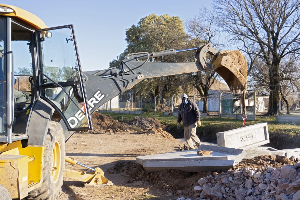 Construcción de dos rotondas en el sector suroeste