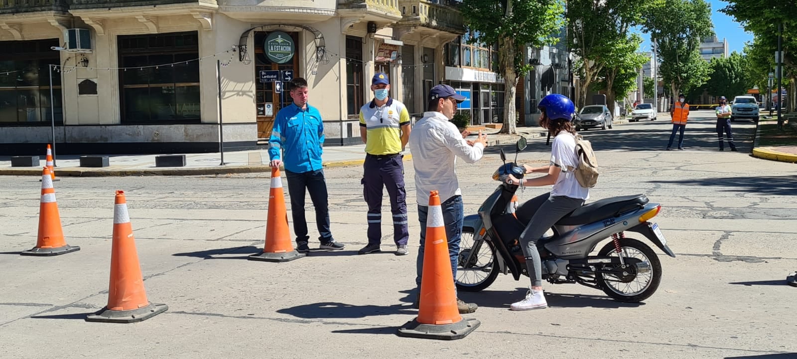 Entregaron los 100 cascos en Marcos Juárez
