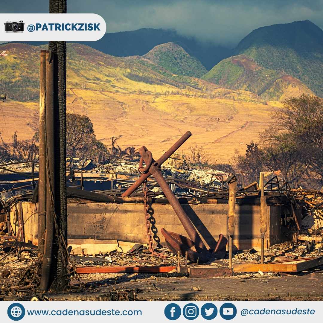 “Conocía la ciudad perfectamente pero cuando entré no podía decir dónde estaba parado”, dijo Patrick Zisk sobre los incendios en Hawái
