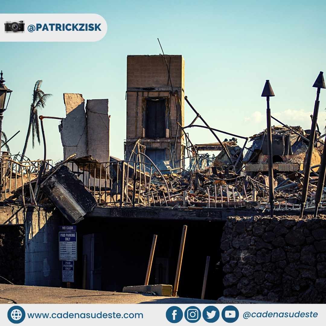 “Conocía la ciudad perfectamente pero cuando entré no podía decir dónde estaba parado”, dijo Patrick Zisk sobre los incendios en Hawái
