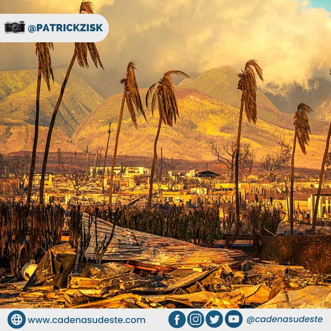 “Conocía la ciudad perfectamente pero cuando entré no podía decir dónde estaba parado”, dijo Patrick Zisk sobre los incendios en Hawái
