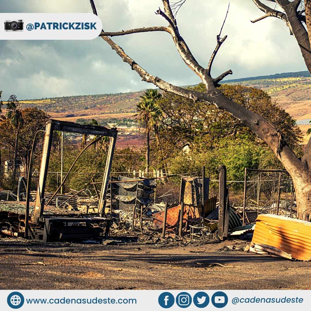 “Conocía la ciudad perfectamente pero cuando entré no podía decir dónde estaba parado”, dijo Patrick Zisk sobre los incendios en Hawái
