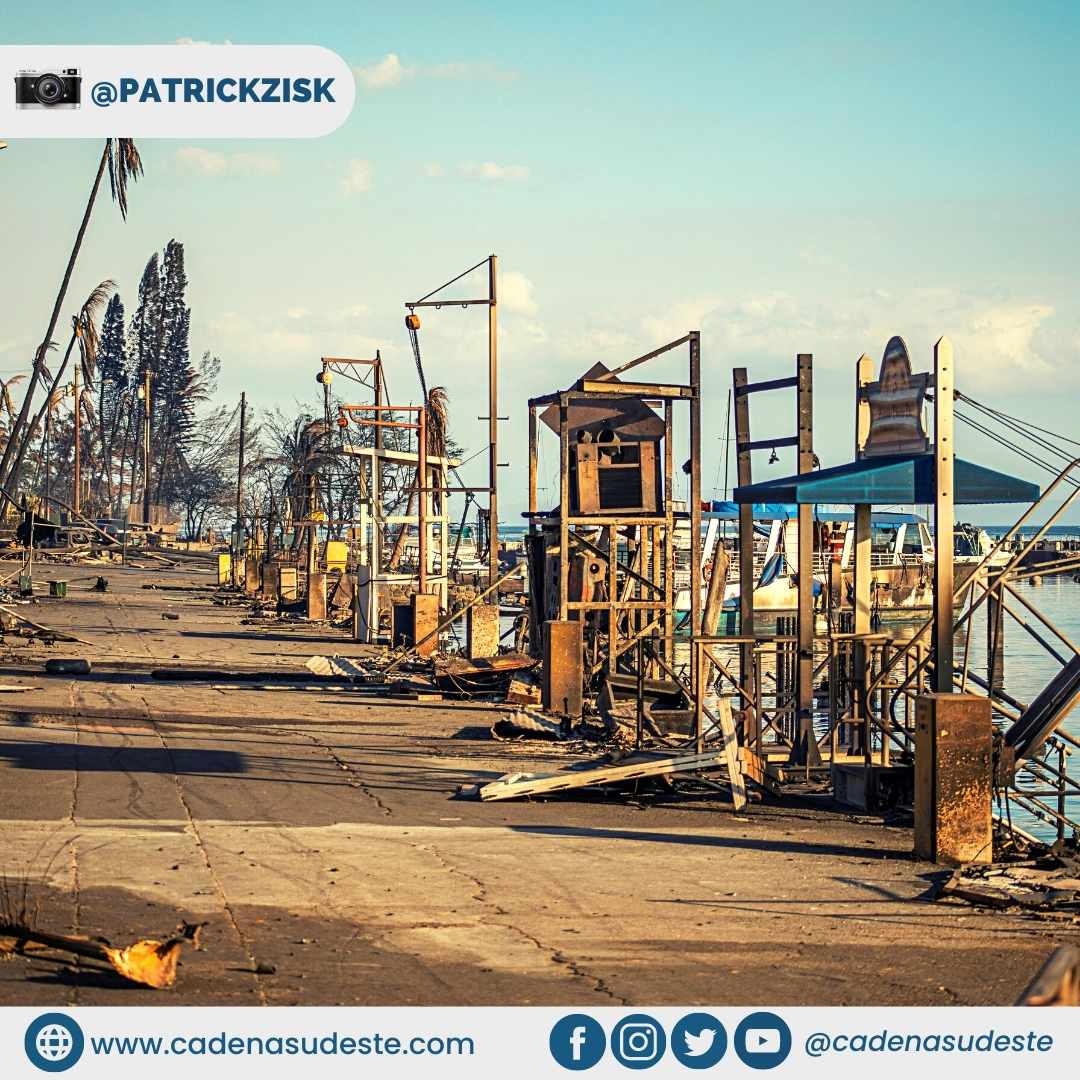 “Conocía la ciudad perfectamente pero cuando entré no podía decir dónde estaba parado”, dijo Patrick Zisk sobre los incendios en Hawái
