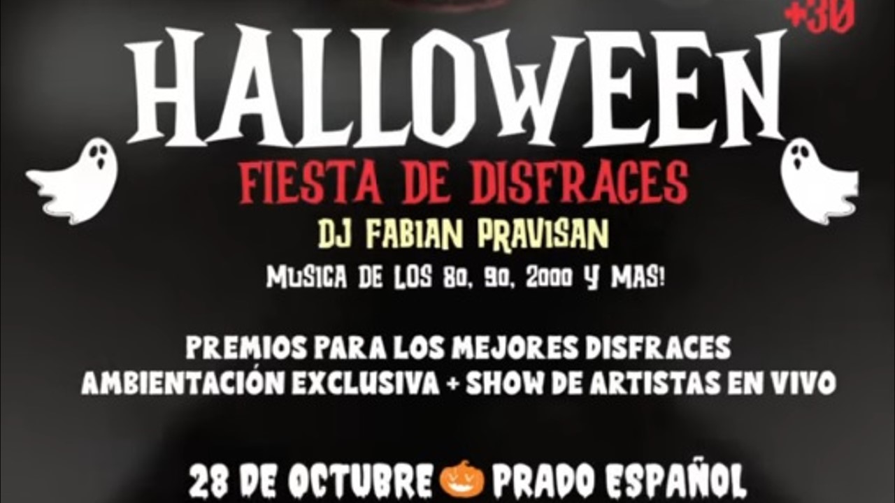 “Halloween” fiesta retro y de disfraces llega a Marcos Juárez este 28 de octubre