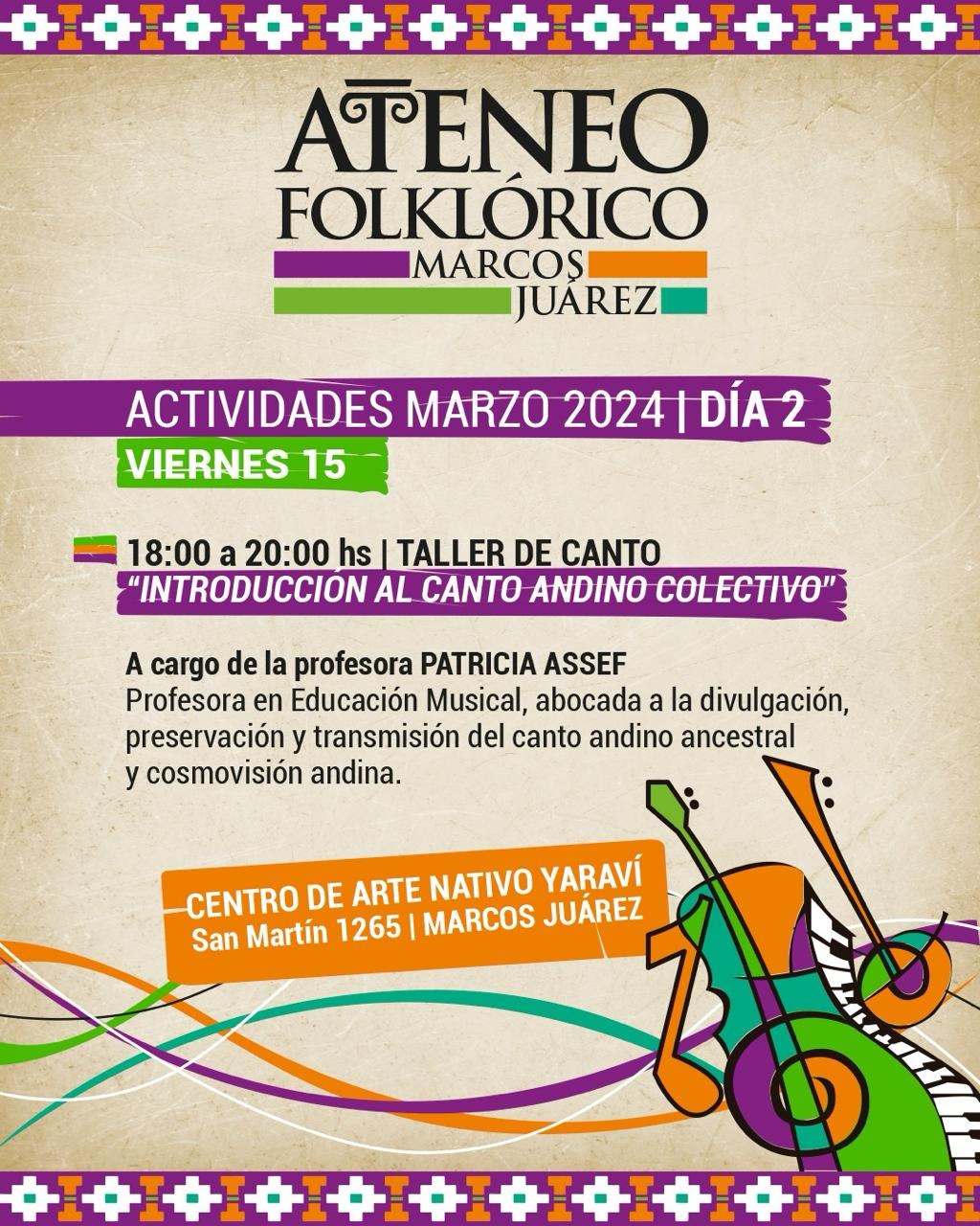 Marcos Juárez será la sede del primer Ateneo Folklórico Provincial a partir del 10 de marzo